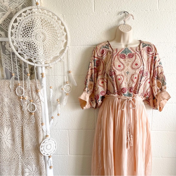 NWOT Free People Mesa Midi Dress - Picture 9 of 16